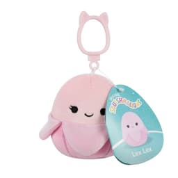 Squishmallows 9 cm - Clip On - Lex Lex Pastellrosa Banan
