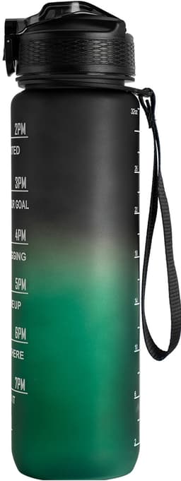 Motivation Bottle water bottle PPNMotBtl1000-B/Dgre (grønnsort)
