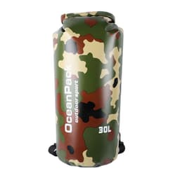 Olkaimeton vedenpitävä reppu ulkoiluun ja retkeilyyn - Camouflage Ruohon väri L