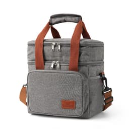 Eristetty kylmälaukku lounaalle ja piknikille Harmaa