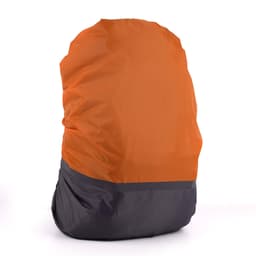 Reflekterende vanntett ryggsekkdeksel M Oransje og grå tofarge