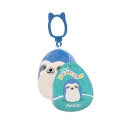 Squishmallows 9 cm P22 Clip On - Pablito Sininen laiskiainen
