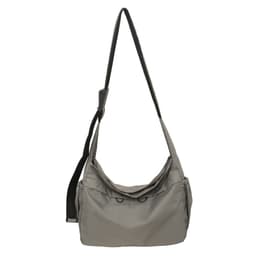 Harmaa olkalaukku - tilava ja tyylikäs kangaskassi Harmaa