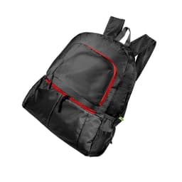 Kevyt kokoontaitettava reppu, vettä hylkivä päiväretkireppu vaellukseen Musta L