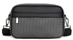 Ny utendørs crossbody-skulderveske for menn Grå