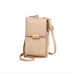Tyylikäs Crossbody-puhelinkassi naisille Beige