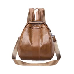 Stilig brun skallveske for kvinner