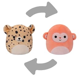 Squishmallows Flip A Mallow 13 cm P17 - Lexie The Cheetah/Elton The Monkey
