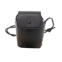 Vintage PU Leather Crossbody Telefonveske - Svart Sort