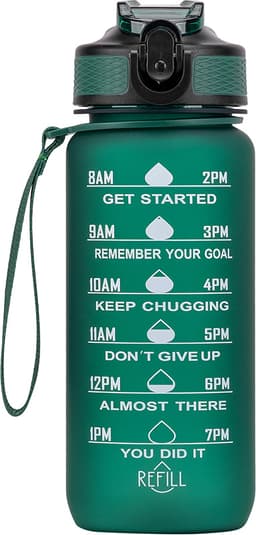 Motivation Bottle vattenflaska PPNMotBtl600-Dgre (multifärgad)