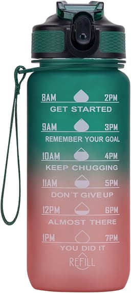 Motivation Bottle vesipullo PPNMotBtl600-BrPi/Dgre (monivärinen)