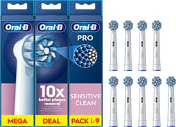 Oral-B Pro Sensitive Clean & Care tandborsthuvud 018807 (9-pack)