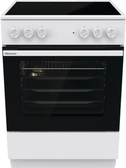 Hisense Keramisk komfur H2CC8617WB (60cm)