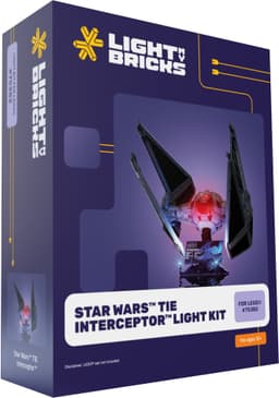Light My Bricks™ Star Wars TIE Interceptor lyskit