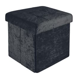 Taitettava Jakkara Istuinkuutio 30x30x30cm  (musta)