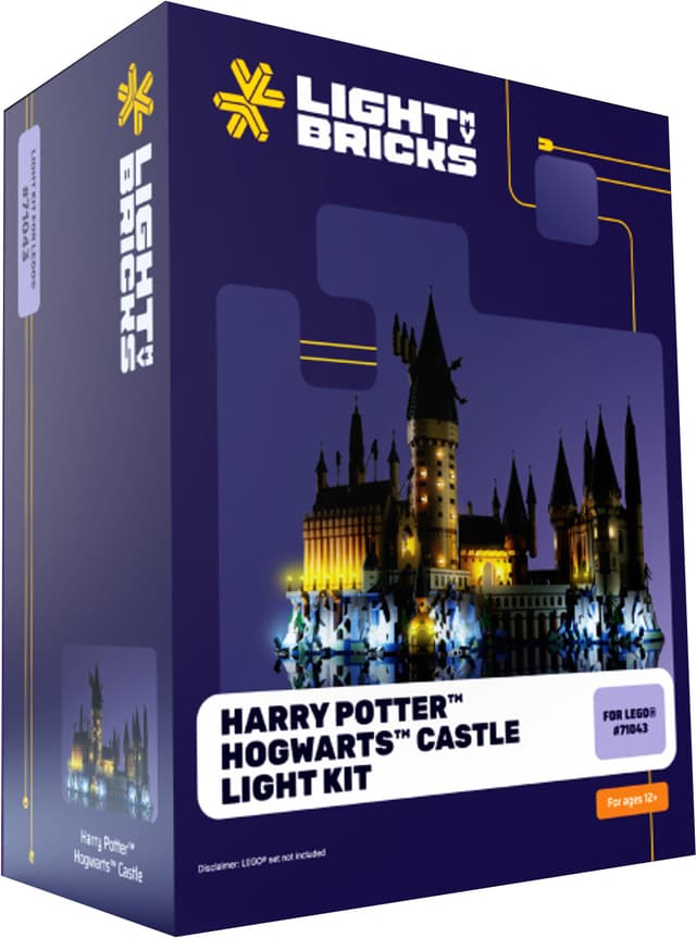 Light My Bricks ljuskit Harry Potter Hogwarts Castle 71043