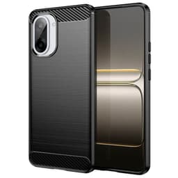 Harjattu TPU kuori OnePlus Nord CE5 - Musta
