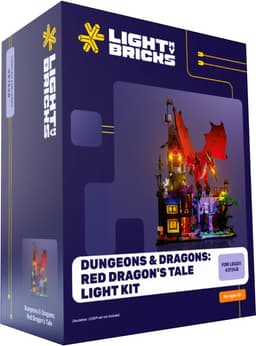 Light My Bricks™ Dungeons & Dragons: Den Røde Drages Fortælling lyskit