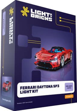 Light My Bricks™ Ferrari Daytona SP3 lyskit