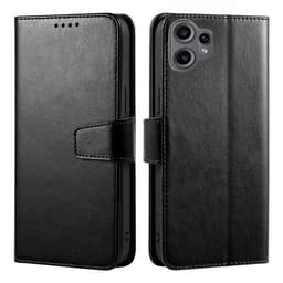 SKALO Nothing CMF Phone 2 Pro PU-læder Flip Cover - Sort