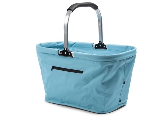Queen Anne Carry sammenklappelig kurv turkis 30L