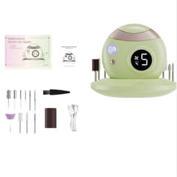 3-in-1 sähköinen kynsileikkuri: Leikkaa, viilaa ja kiillota Valkoinen