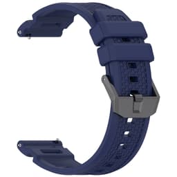 Silikonrem kompatibel med Garmin Venu X1 - Sporty og pustende Blå