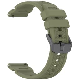 Silikonrem kompatibel med Garmin Venu X1 - Sporty og pustende Grønn