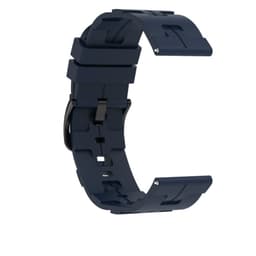 Silikonrem kompatibel med Samsung, Huawei og Garmin - Allsidig 20mm/22mm Blå 22 mm
