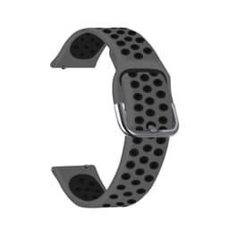 Silikonarmband för Samsung Gear S3/Galaxy Watch 46mm Grå+svart