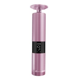 9-trinns elektrisk fotfil for glatt hud Rosa