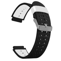 Svart og hvit silikonklokkerem for Garmin Forerunner 235