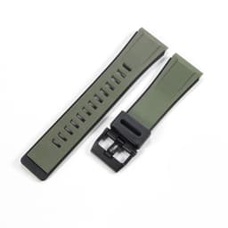 Silikonrem kompatibel med Casio GA2000 PRG-600 PRW-6600 PRG-650 - 24mm Grønn