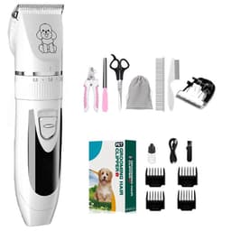 Lemmikkieläinten sähköinen trimmeri paketti paksuilla keraamisilla terillä – turvallinen ja tehokas karvanleikkuu