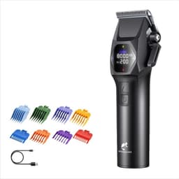 Professionel Pet Clipper Sæt - Hurtig, Stille og Effektiv Hårtrimning til Kæledyr