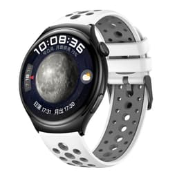 Silikoninen ranneke Huawei Watch 4/3, GT2, GT3 Pro -kelloille Valkoinen S
