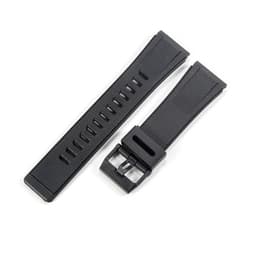 Silikonrem kompatibel med Casio GA2000 PRG-600 PRW-6600 PRG-650 - 24mm Sort