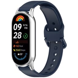 Silikonarmband för Xiaomi Mi Band 8/9: Bekvämt, Vattentåligt Ersättnin