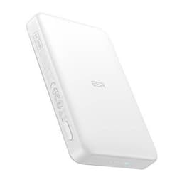 ESR Qi2 MagSlim 10000 mAh magneettinen virtalähde (valkoinen)