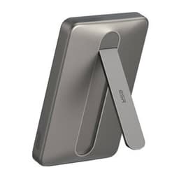 ESR Qi2 MagSlim 5000 mAh magneettinen akku jalustalla (hiekka)