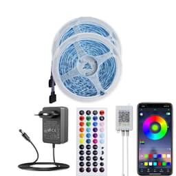 20M LED-nauhavalot Bluetooth-ohjaimella, 24V 5050 RGB LED-valot