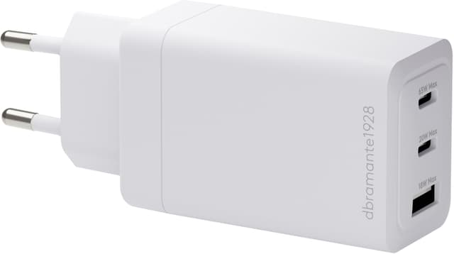 dBramante 65 W vægoplader (hvid)