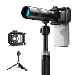 APEXEL 30x Super Teleobjektiv, 720 mm Brennvidde Teleobjektiv for Smartphone, Profesjonell