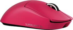 Logitech G Pro Superlight 2 Kompakt trådlös mus (Magenta)