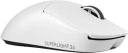 Logitech G Pro Superlight 2 Compact trådløs mus (hvid)