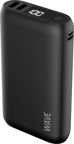 Wave Extrapower - Powerbank, 20 000 mAh, musta