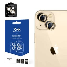 3mk iPhone 14 Guld HybridGlass  Kameralinskydd - Guld