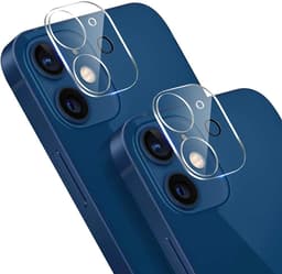 Kameralinsskydd i Härdat Glas iPhone 12 - Clear