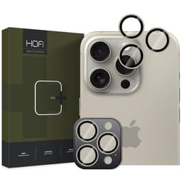 HOFI iPhone 16 Pro/16 Pro Max Kameralinsskydd Härdat Glas
