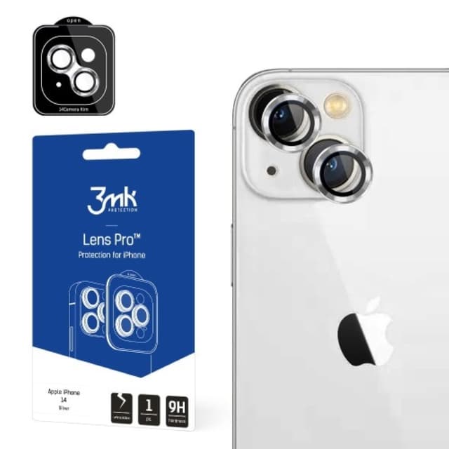 3MK iPhone 14 Silver Kameralinskydd